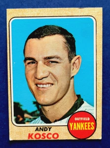 1968 Topps #524 Andy Kosco New York Yankees Baseball Card VG - Picture 1 of 2