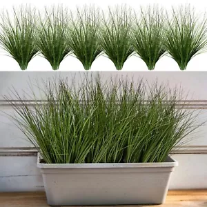 48PCS 17.3" Fake Plants Artificial Wheat Grass Greenery Plastic Plants Fake G... - Picture 1 of 7