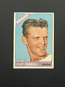 1966 Topps Clay Carroll #307 NM-MT Atlanta Braves