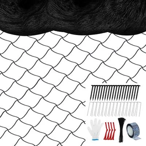50x50Ft Garden Mesh Net Bird Netting for Chicken Coop Poultry Fruits Trees - Picture 1 of 7