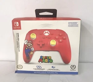 PowerA Wireless Nintendo Switch Controller Super Mario Edition NSGPNMAA - Picture 1 of 6