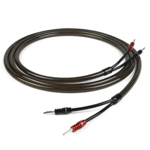 Chord Epic X Audio Speaker Cable A Pair Terminated Chord Ohmic Plugs - Picture 1 of 6