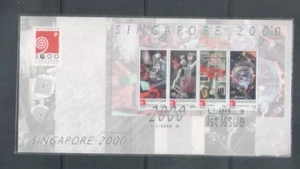 Singapore 2000,  Stamping the New Millennium, MS on FDC  - Bild 1 von 2