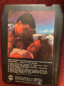 Vintage 8 Track Tape...DEAF SCHOOL/2nd Honeymoon/Don't Stop the World '76 Warner - Bild 1 von 3