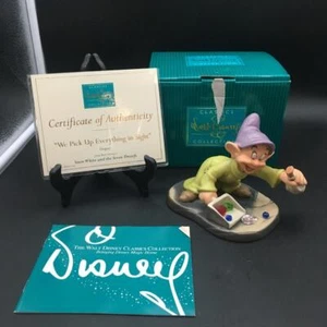 WDCC SNOW WHITE "WE PICK UP EVERYTHING IN SIGHT" DOPEY DWARF FIGURINE BOX+C D79 - Picture 1 of 13