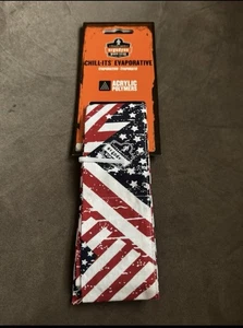 Chill-Its 6700 Verdunstungskühlendes Bandana - Krawatte, Sterne/Streifen, Einheitsgröße - Bild 1 von 2
