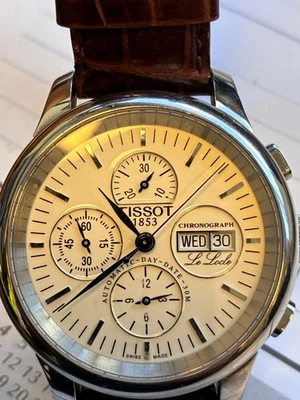 Tissot Le Locle Men's T41.1.317.31 Le Locle  Chronograph Automatic Valjoux 7750 - Image 1 of 4