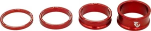 Wolf Tooth Headset Spacer Kit 3, 5,10, 15mm, Red - Picture 1 of 1