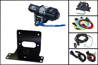 KFI U45-R2 4500lb Steel Winch & Mount Kit for 2005-2016 Kawasaki Mule 600/610 - Image 1 of 4