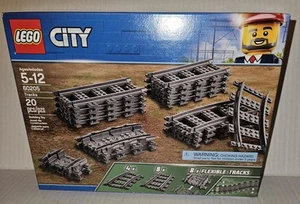 Lego City 60205 (Train) Tracks - 20 Pieces Factory Sealed New - Picture 1 of 7