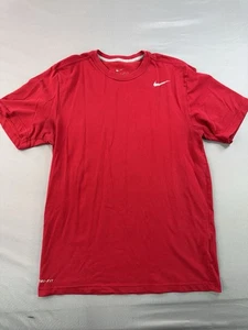Nike Dri-Fit T-Shirt Herren Small Rot Logo Grau Swoosh Version 2.0 407997-606 - Bild 1 von 11
