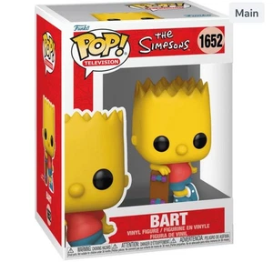 Funko Pop Simpsons - Bart Simpson con figura de monopatín con protector - Imagen 1 de 2
