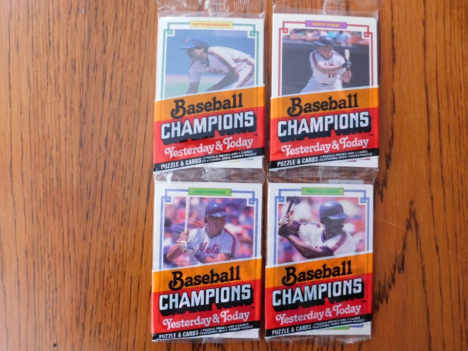 Pack Donruss Champions Yesterday & Today Baseball Cards 1984