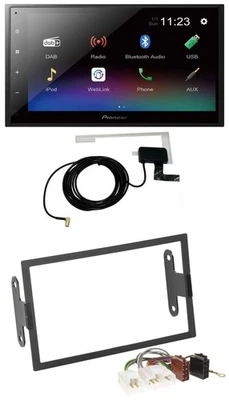 Pioneer DAB MP3 Bluetooth 2DIN USB Autoradio für Nissan Pathfinder Quest Sentra - Bild 1 von 4