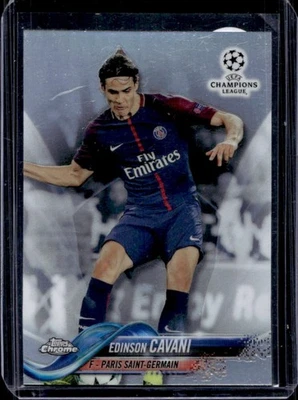 2017 Topps Chrome UEFA Edinson Cavani Refractor #85 PSG - Image 1 of 2