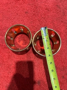 COPPER PLATED EXHAUST TIPS - Picture 1 of 2