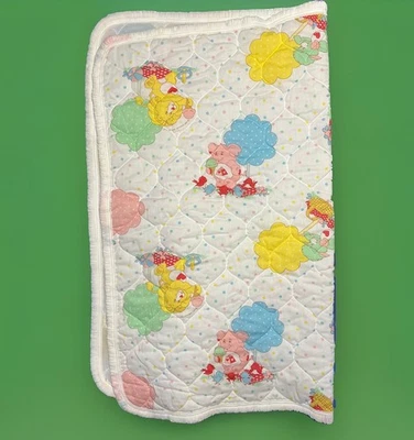 G4!¡GUAU! Edredón manta cuna bebé vintage 1985 Care Bears Cousins Foto 1 de 4