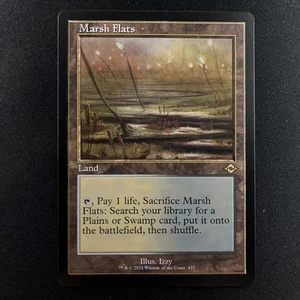 MTG 1x RETRO Marsh Flats # 437 Modern Horizons 2 Magic the Gathering Card x1 NM - Picture 1 of 2