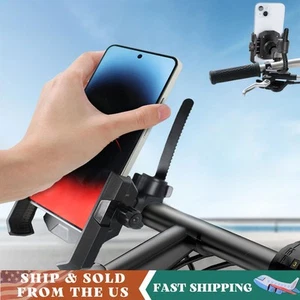 Universal Bike Cell Phone Holder Military Anti-Shake Motorcycle Handlebar Mount - Photo 1 sur 8
