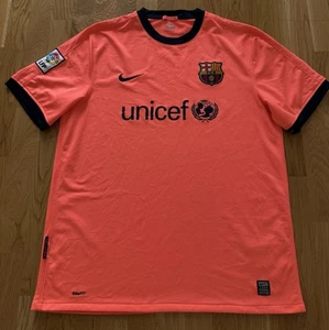 Nike Barcelona FC Jersey Shirt Mens Medium 2009-10 Away Soccer Size XL - Picture 1 of 16
