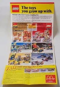 Vintage 1987 Legoland - Builders Club Catalog Advertisement Insert Poster GC - Picture 1 of 5