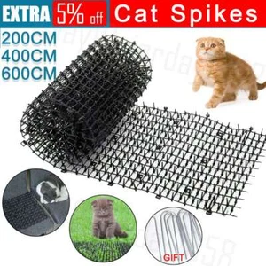 3X Pet Dog Cat Scat Mat Animal Deterrent Repellent Plastic Scarer Spikes Tool6M - Picture 1 of 19