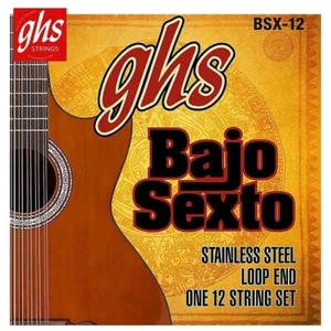 GHS Saiten BSX-12 Bajo Sexto Akustikgitarre Edelstahl 12-saitiges Set - Bild 1 von 1