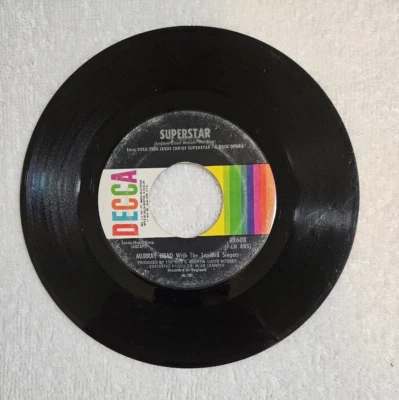 Murray Head - Superstar/ John Nineteen Forty-One - 1969 Decca #32603 7" 45 Vinyl - Image 1 of 4