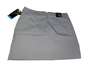 PGA Tour Women's Golf Skort size 10 athletic Light Gray Color Sunflex 50 NWT - Picture 1 of 9