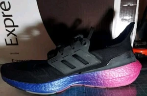 Adidas Schuhe Herren 11,5 UltraBoost 22 Running Sneaker Schwarz Lila HQ8593 - Bild 1 von 7