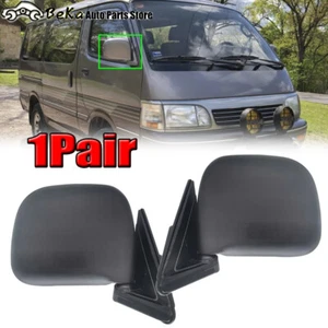 1Pair Side Mirrors Assy Rearview Mirror For Toyota Hiace 1990 1991 1992-2004 - Picture 1 of 6