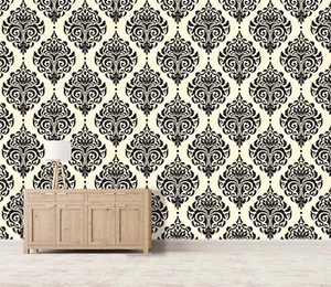 3D Black Pattern 6263 Wallpaper Mural Wall Print Wall Wallpaper Murals US Coco - Picture 1 of 11