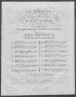 AUBER OPERA LA FIANCÉE PIANO SINGING SCORE SCRIBE RIFAUT CANON 3 VOICES 1829