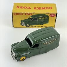 Vintage Boxed Dinky Toys No 472 Austin Van Raleigh Cycles Green
