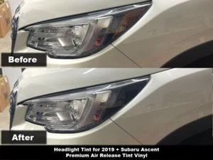 CRUX MOTORSPORTS HEADLIGHT TINT OVERLAYS FITS 2019 – 2022 SUBARU ASCENT - Picture 1 of 2