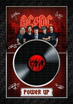 AC/DC -Power Up -  SIGNED ORIGINAL A4 PHOTO PRINT MEMORABILIA - Bild 1 von 4
