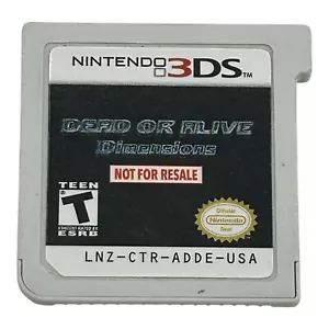 Nintendo 3DS Dead or Alive Not For Resale Rare Game Demo Cartridge Only VGC - Picture 1 of 3