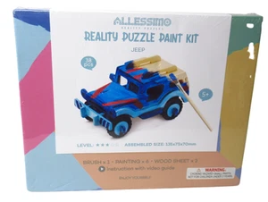 Allessimo 38 Piece Jeep Reality Puzzle Paint Kit - Level 3 - Sealed - Picture 1 of 2