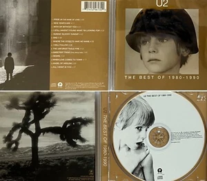 U2 *VG+* "BEST OF 1980-1990" 1998 US ISLAND CD - Picture 1 of 1