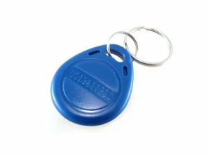 High Quality #2 125KHz EM4100 ID Keyfob Token Tag - Blue Pack of 10 - Picture 1 of 1