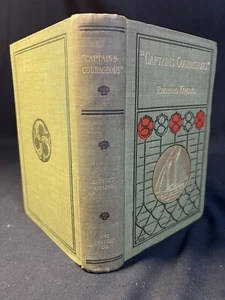 Antique Captains Courageous by Rudyard Kipling 1897 1st Ed. Hardcover with case - Picture 1 of 24