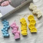 Shaped DIY Crafts Dinner Art Candle Mold Soap Making Tool Candlestick Mould