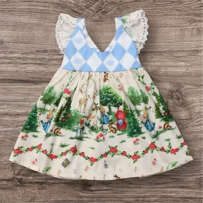 Alice In Wonderland Girl’s Toddler Sleeveless Dress 3T - Image 1 of 4