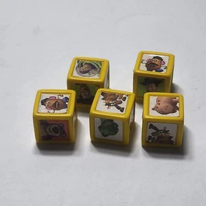 Yahtzee Jr Disney Toy Story 3 5 DICE Replacement Piece Part - Picture 1 of 3