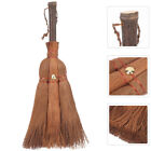 Indoor Grass Broom Short Handle Desk Duster Cleaning Tool Asian Craft Broom