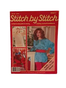 STITCH BY STITCH ISSUE 3 STEP BY STEP SEWING KNITTING CROCHET NEEDLEWORK 1982 - Picture 1 of 9
