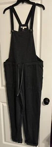 C&C California Cotton Polyester Overall Gray Drawstring Waist Size Large New - Picture 1 of 6