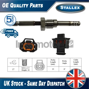 Fits Captiva Antara 2.0 CDTi 2.0 D Exhaust Gas Temperature Sensor Stallex #5 - Picture 1 of 2