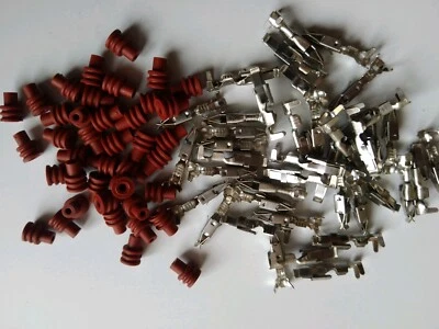 female Pins Buchse Stecker Adapter Litze ISO Kontakte 40 x weiblich Junior Timer - Imagen 1 de 4