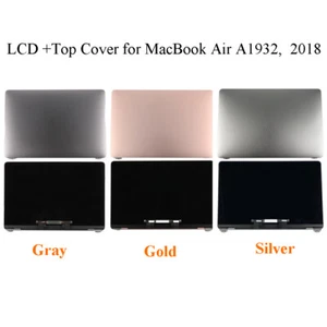 Pantalla LCD con conjunto de cubierta superior para Macbook Air 2018 A1932 13" EE. UU. - Imagen 1 de 14